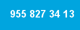 955 827 34 13 955 827 34 13